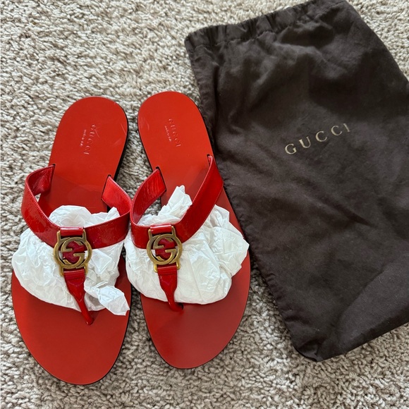 Gucci sandals size38.5 - Picture 2 of 7